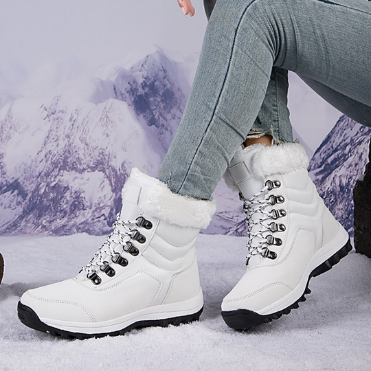 Dames Hoge Winterlaarzen met Warmte en Grip 5