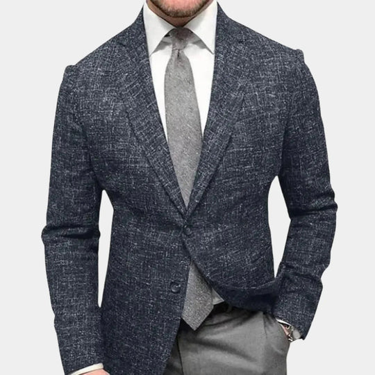 Heren Blazer Slanke Pasvorm Casual Stijl 1