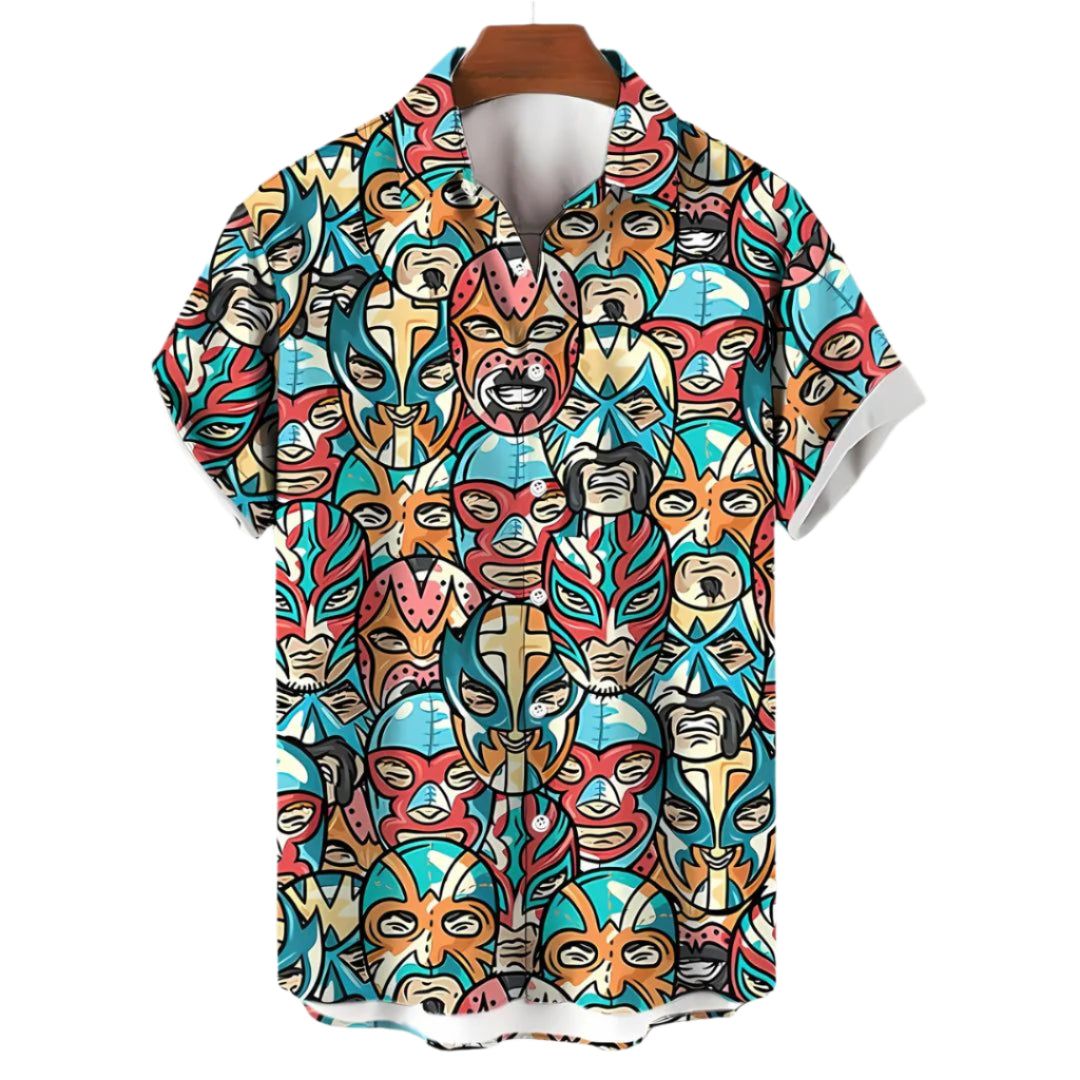 Heren T-shirt Lucha Legends Relaxed Stijl 0