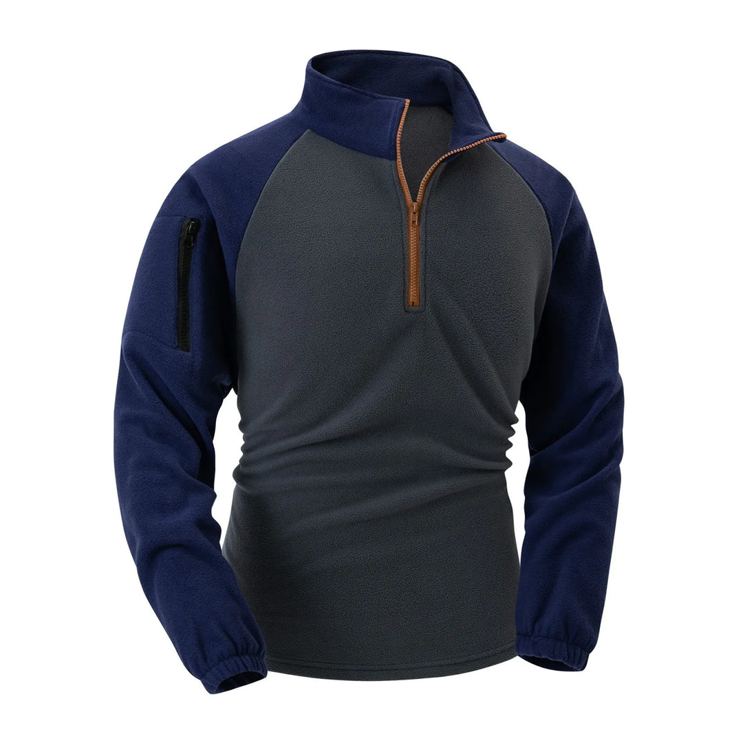 Heren mouwzak fleece trui