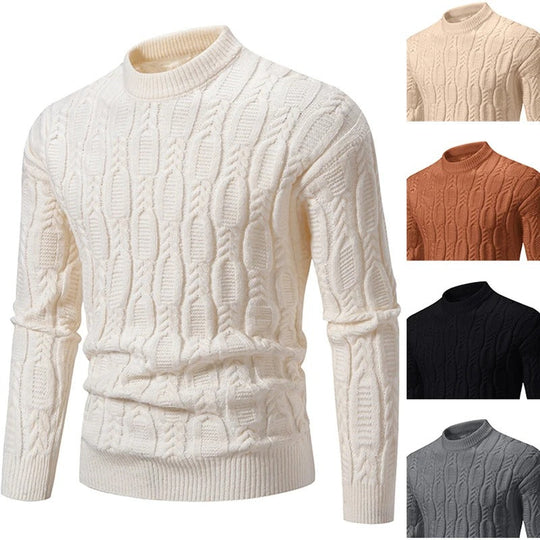 Heren Zacht Gebreide Casual Sweater