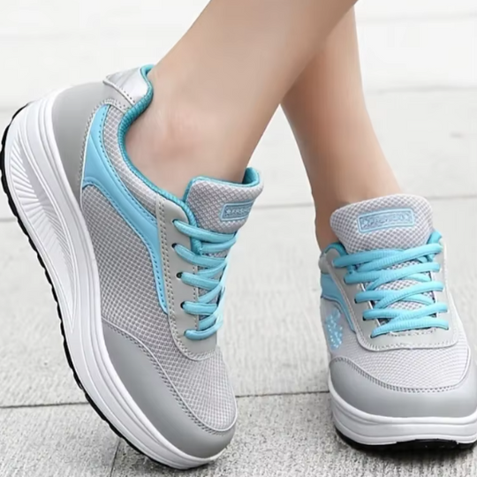 Gevulkaniseerde wandelsneakers voor dames