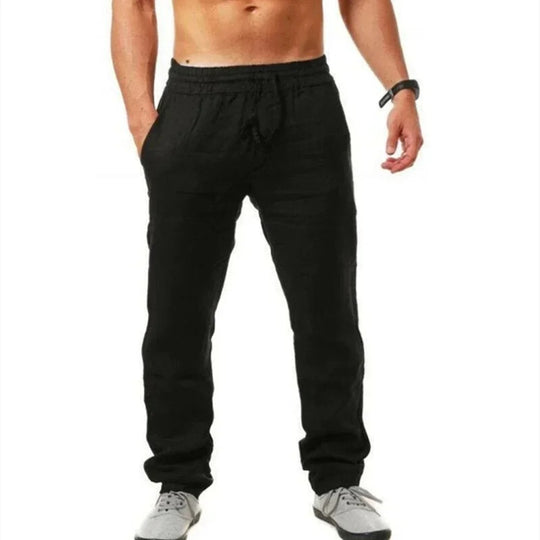 Ademende casual fitnessbroek voor heren
