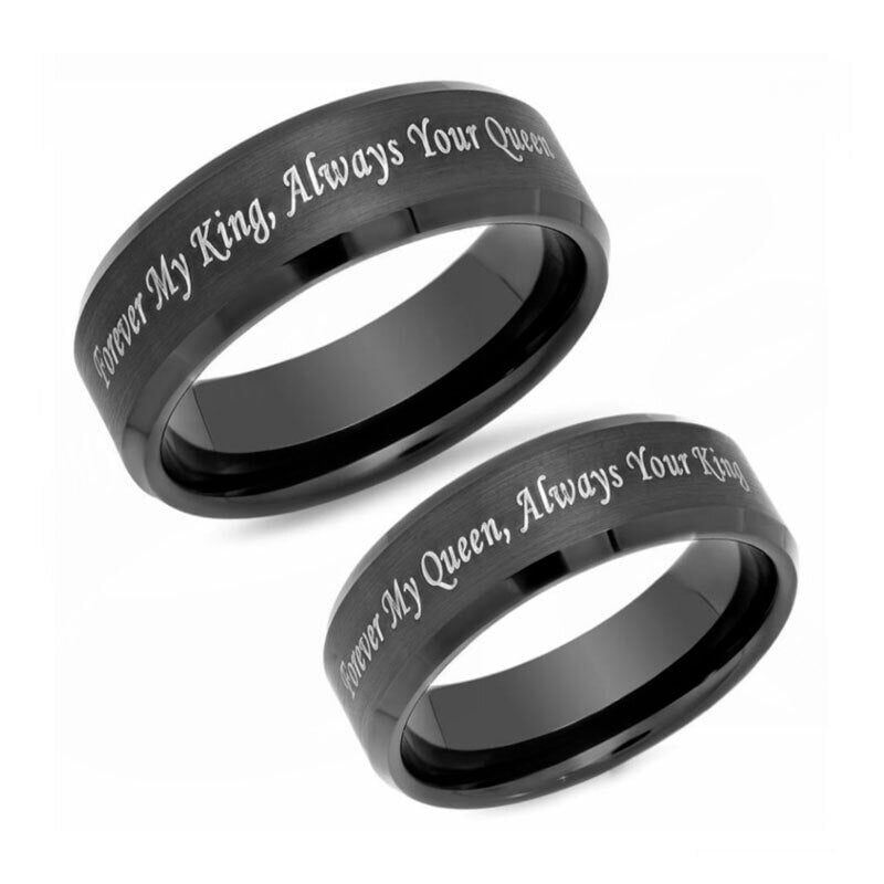 Zwarte Promise Ring Belleza