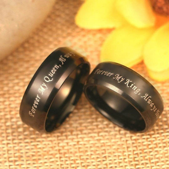 Zwarte Promise Ring Belleza