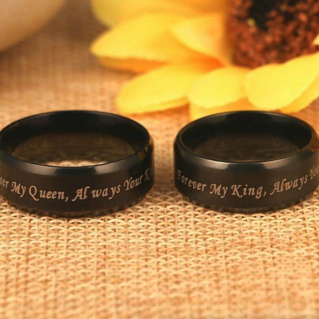 Zwarte Promise Ring Belleza