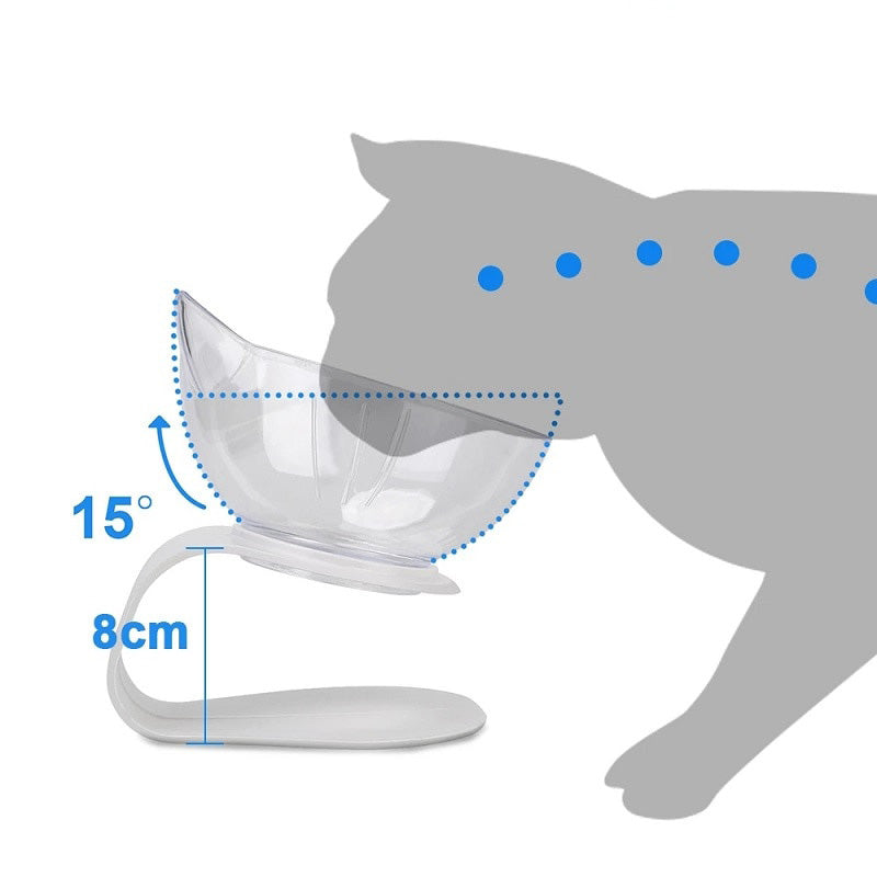 Gekantelde Kattenvoerbak