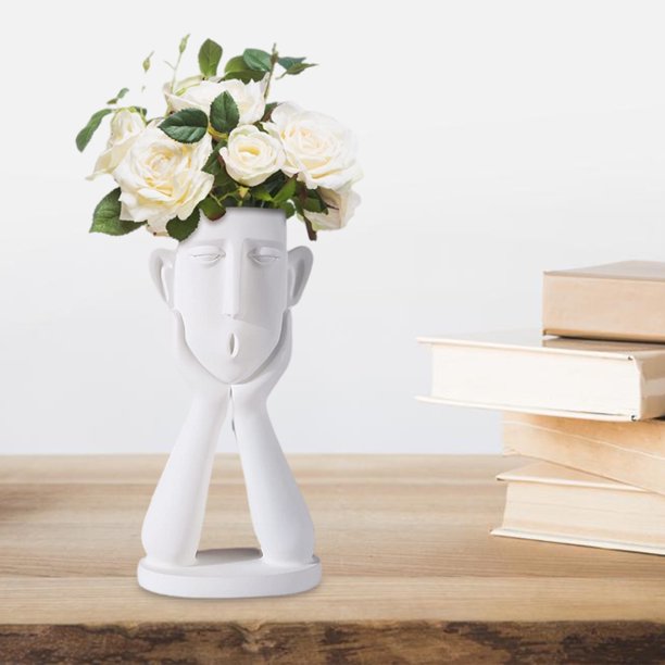 Gebeeldhouwde Vaas Thuis Decor