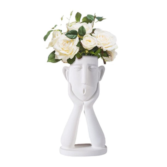 Gebeeldhouwde Vaas Thuis Decor