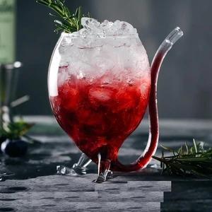 Glazen beker met rietje Belleza