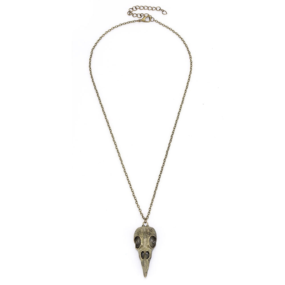 Kraaikop Schedel Hanger Collier