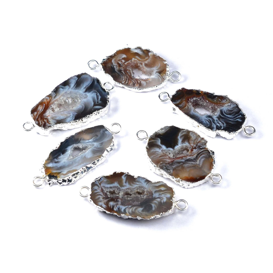 Magische Labradoriet & Druzy Kristal Gevlochten Armband Belleza