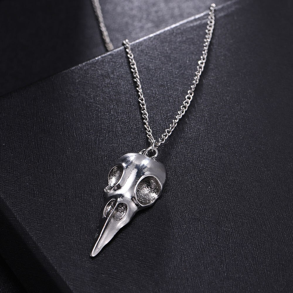 Kraaikop Schedel Hanger Collier