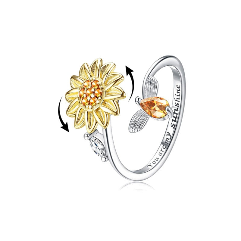 Zonnebloem Angst Ring Belleza