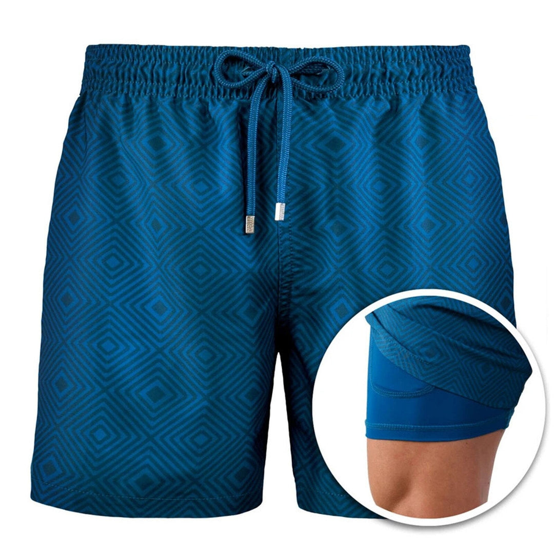 Ingebouwde compressie voering Strand Shorts Belleza