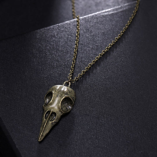 Kraaikop Schedel Hanger Collier