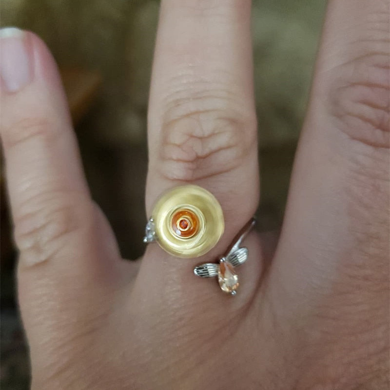 Zonnebloem Angst Ring Belleza