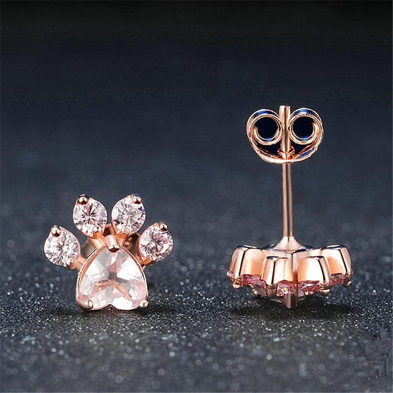 Cat Paw Stud Oorbellen
