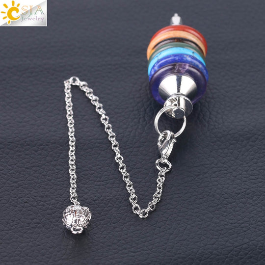Zeven Chakra's pendel ketting - De spirituele levensgids Belleza
