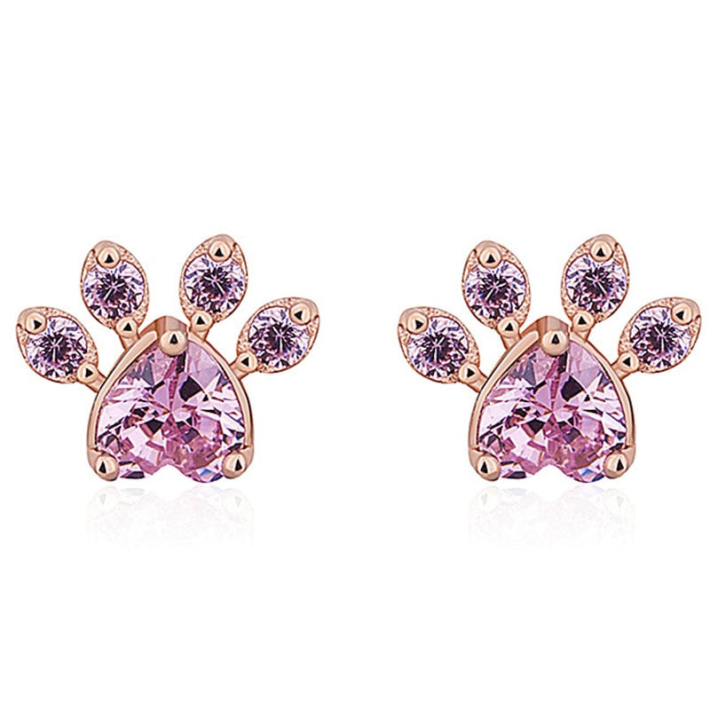 Cat Paw Stud Oorbellen