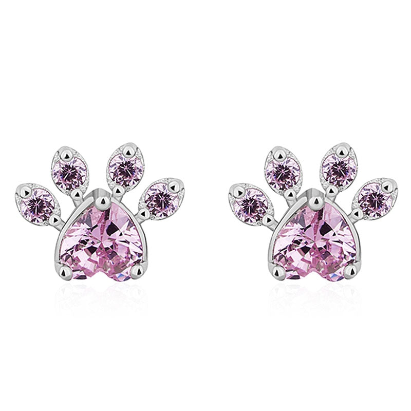 Cat Paw Stud Oorbellen