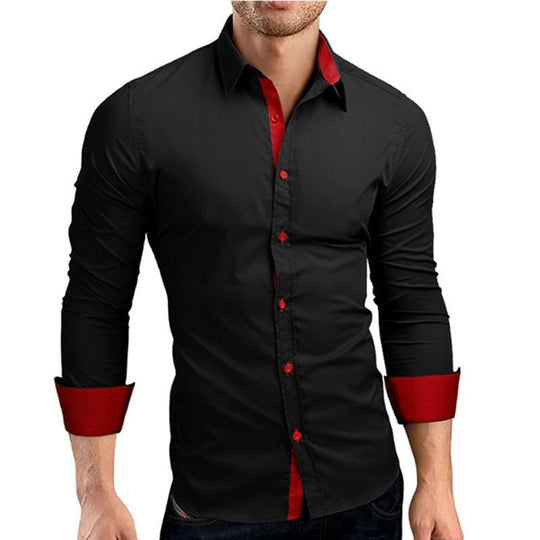 Mannen Slim Fit Lange Mouwen Belleza