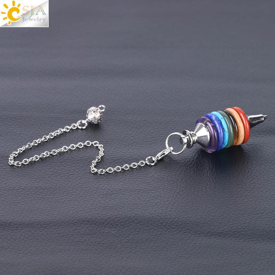 Zeven Chakra's pendel ketting - De spirituele levensgids Belleza