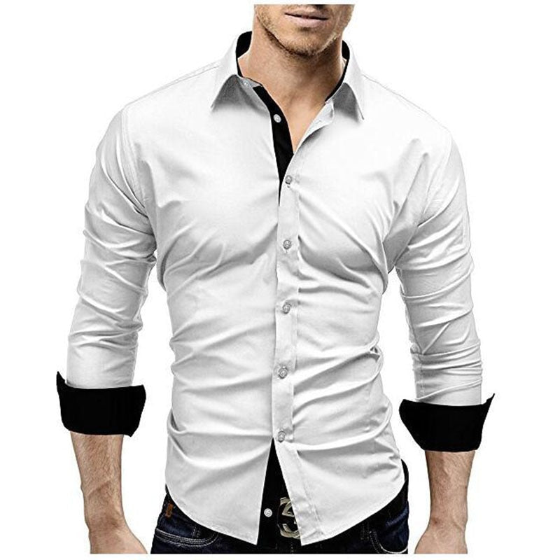 Mannen Slim Fit Lange Mouwen Belleza