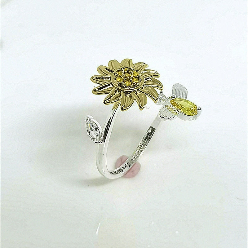 Zonnebloem Angst Ring Belleza
