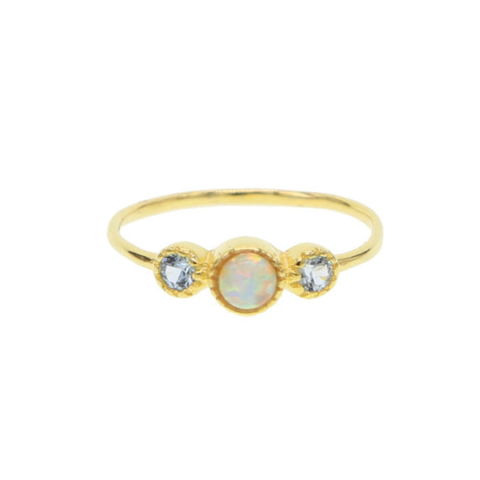 Maansteen Parel Ring Belleza