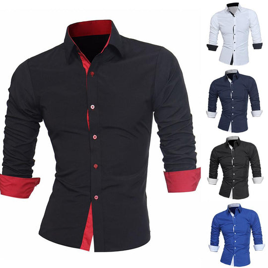 Mannen Slim Fit Lange Mouwen Belleza