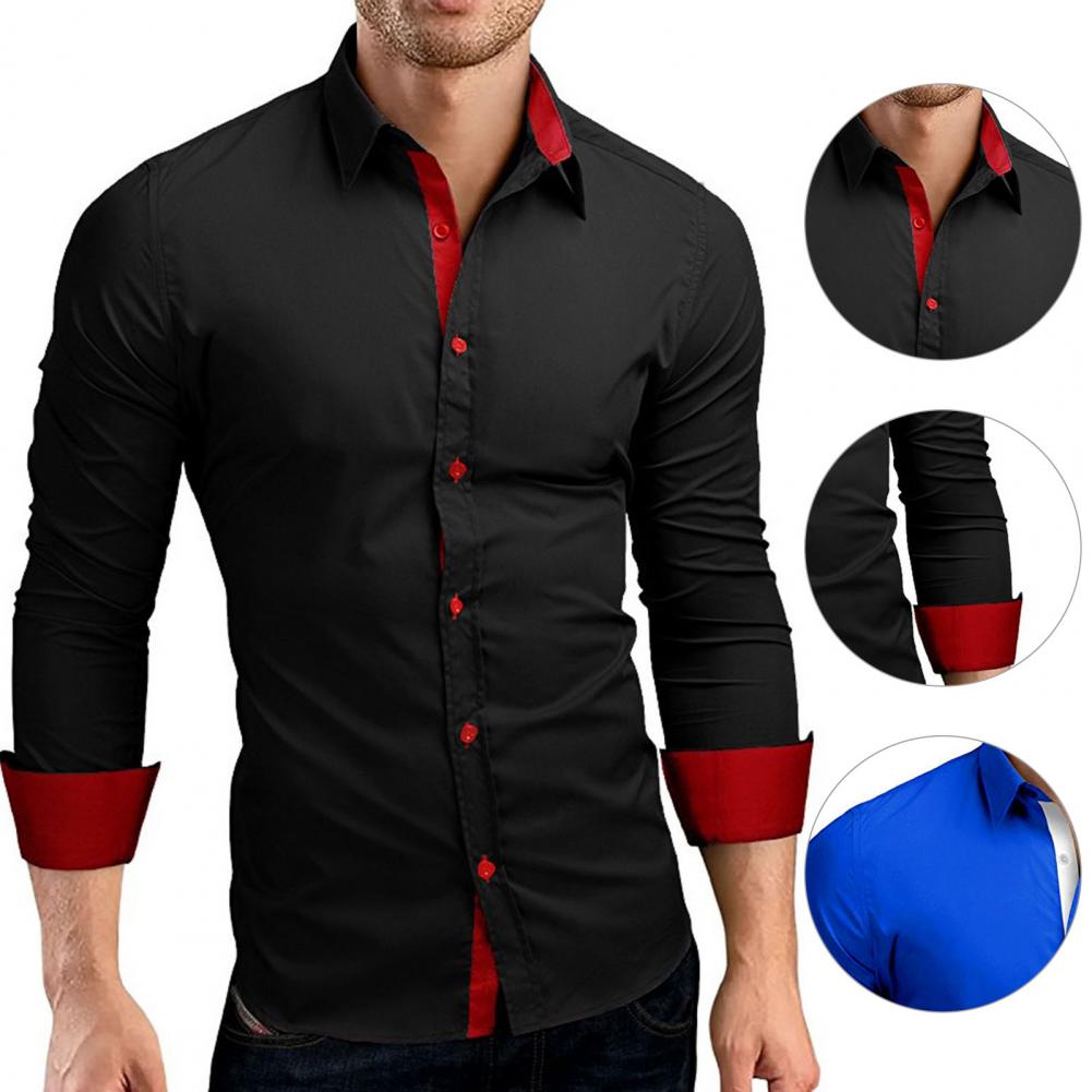 Mannen Slim Fit Lange Mouwen Belleza