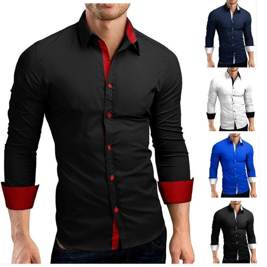 Mannen Slim Fit Lange Mouwen Belleza
