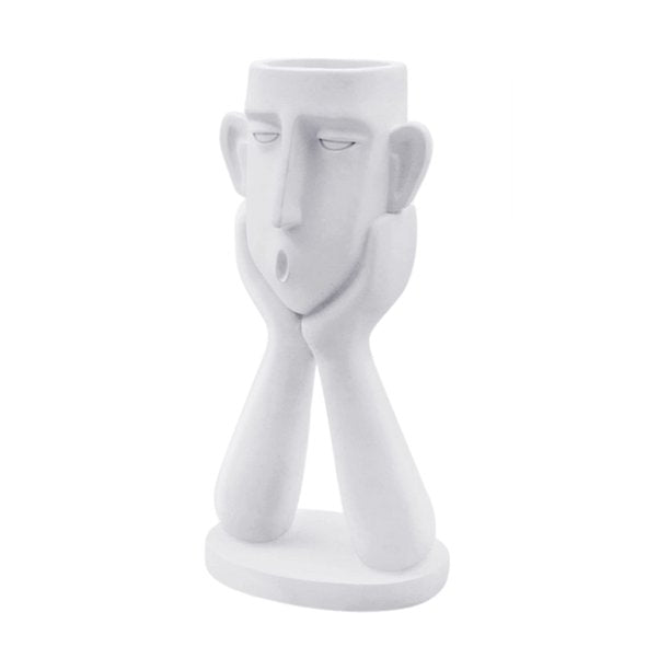 Gebeeldhouwde Vaas Thuis Decor