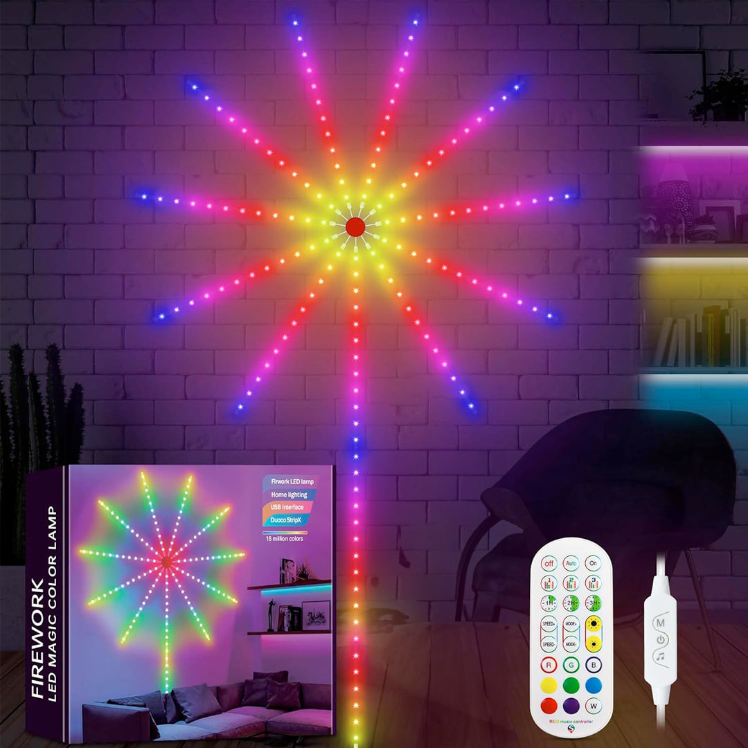 Fireworks LED Light - Muziek Sync Modus - Perfect voor Feesten en Evenementen