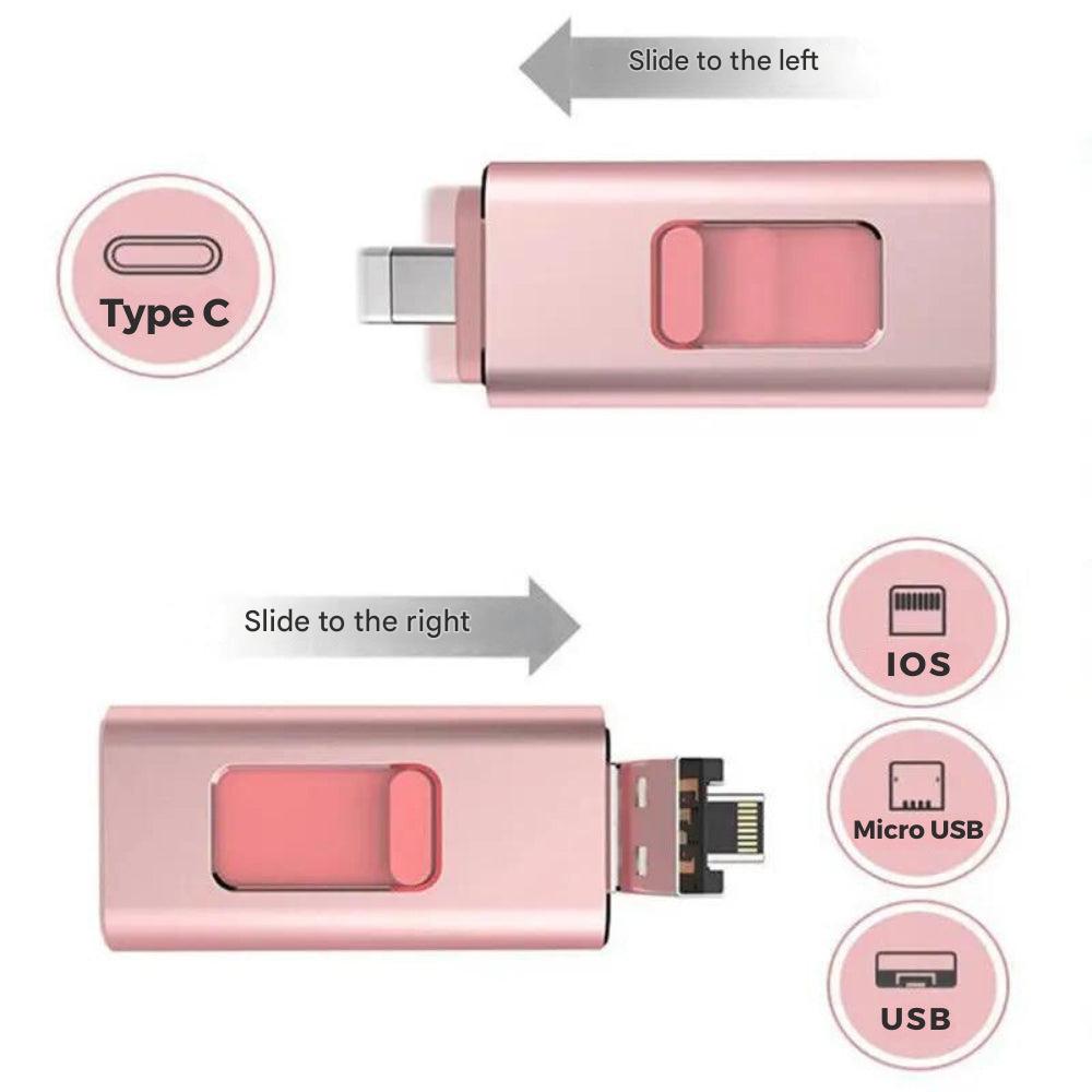 4-in-1 Flashdrive voor Universeel Gebruik 1