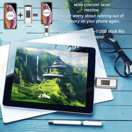 4-in-1 Flashdrive voor Universeel Gebruik 6