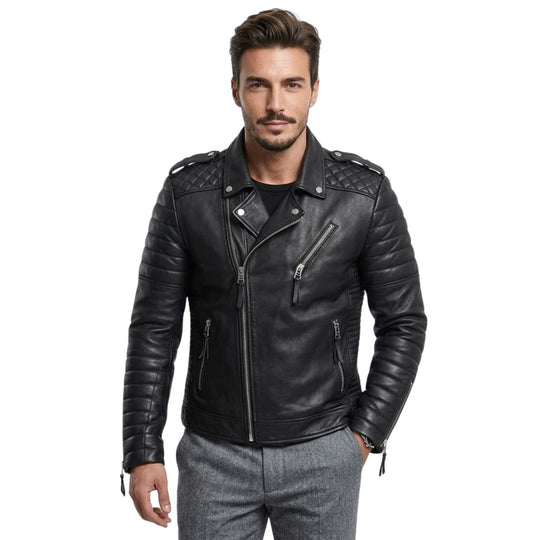 Heren Leren Jas Stijlvol