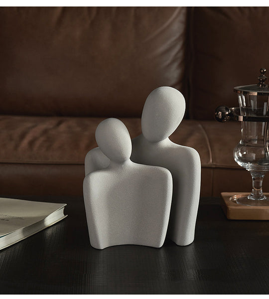 Abstract Keramisch Beeldhouwwerk voor Woondecoratie 8