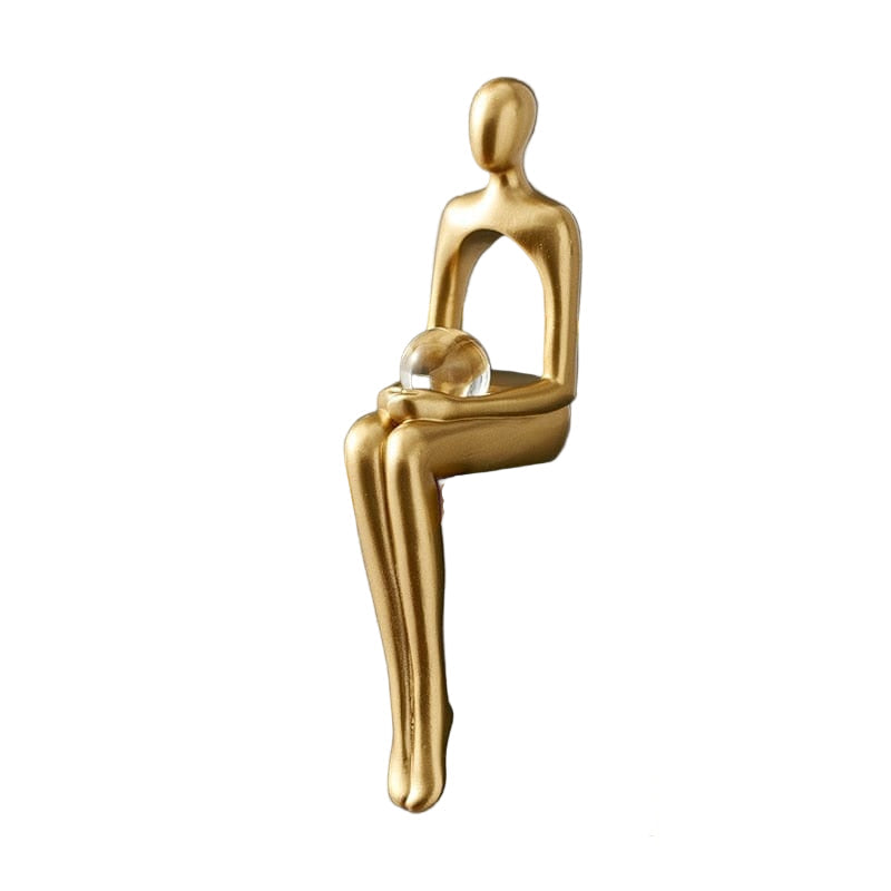 Abstracte Boekenplank Beeldjes voor Thuisdecoratie 0