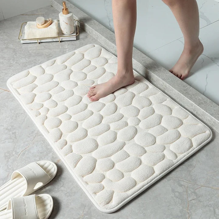 Antislip Badmat met Kasseipatroon voor Badkamer 1