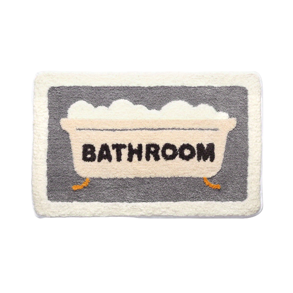 Antislip Badmat voor Badkamer en Toilet met Sneldrogende Functie