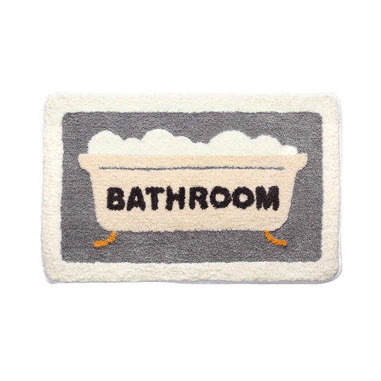 Antislip Badmat voor Badkamer en Toilet met Sneldrogende Functie