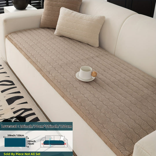 Antislip Bankhoes Dikke Pluche voor Woonkamer en Slaapkamer 0