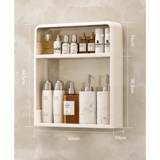 Badkamer Plank Wandgemonteerd Organizer Drielaags Modern Minimalistisch