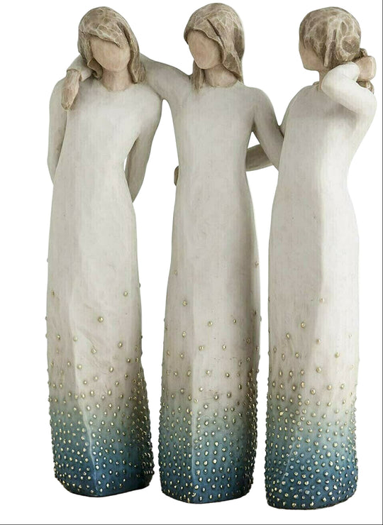 Beeldje voor Zussen Handgemaakt en Handgeschilderd 5