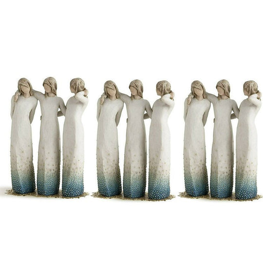 Beeldje voor Zussen Handgemaakt en Handgeschilderd 7