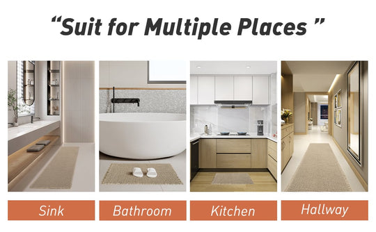 Boho Loper Tapijt voor Badkamer en Keuken 6