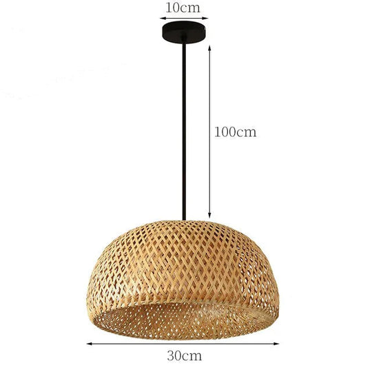 Boho Rotan Hanglamp voor een Warmere Sfeer 0