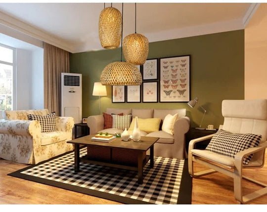 Boho Rotan Hanglamp voor een Warmere Sfeer 7